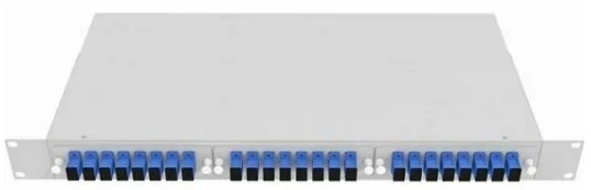 Кросс оптический стоечный Vimcom СКРУ-1U-24SC/U-SM-24AD+24PT/G-GR