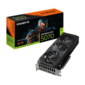 Видеокарта GIGABYTE nVidia GeForce RTX 5070, 12 ГБ GDDR7, [GV-N5070WF3OC-12GD]