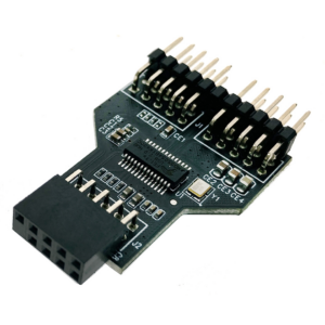 Разветвитель USB 2.0 (10pin F) - 2x USB 2.0 (10pin M), Espada Ei9to2x9