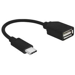 Переходник USB A (F) - USB Type-C (M), Gembird A-OTG-CMAF2-01