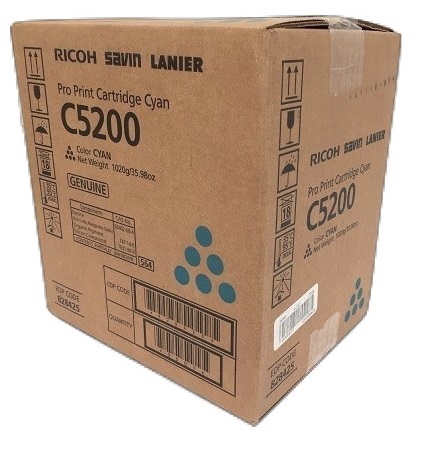 Тонер-картридж Ricoh Pro C5200 Print Cartridge Cyan Голубой