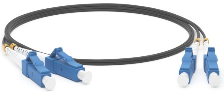 Патч-корд волоконно-оптический Hyperline FC-D2-503-LC/PR-SC/PR-H-3M-LSZH-BK