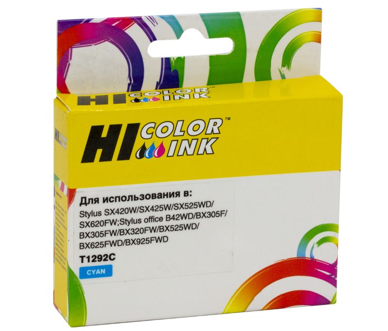 Тонер-картридж Hi-Black HB-T1292 Голубой