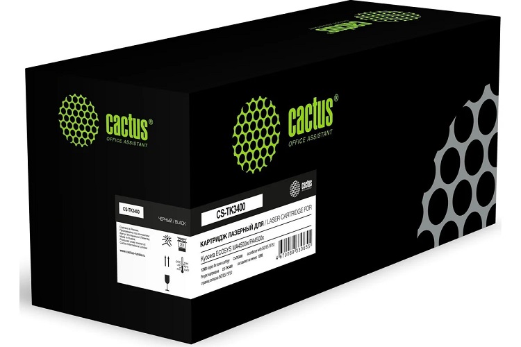 Тонер-картридж Cactus CS-TK3400 Черный