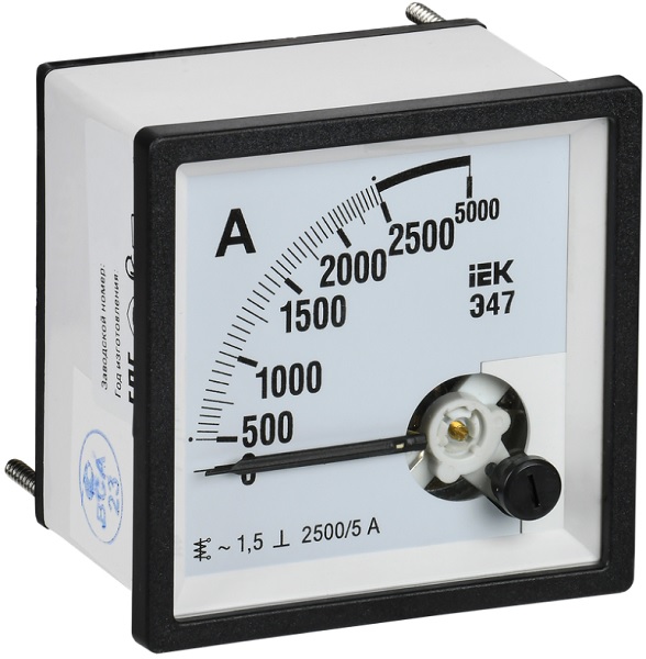 Амперметр IEK IPA10-6-2500-E