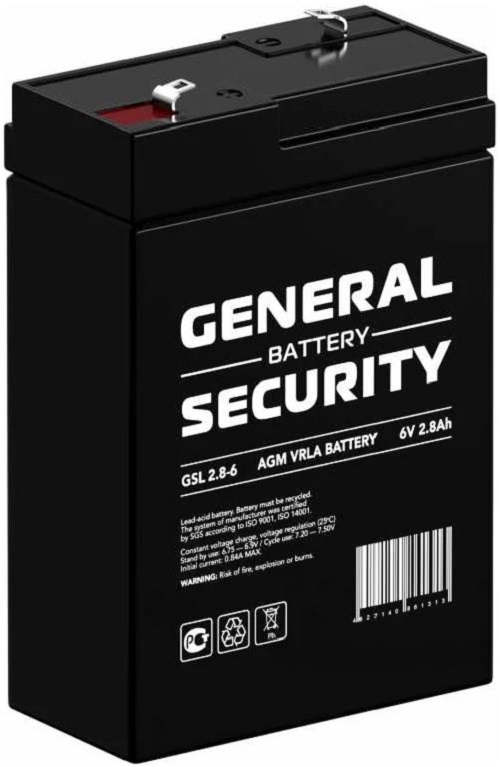 Аккумулятор General Security GSL2.8-6