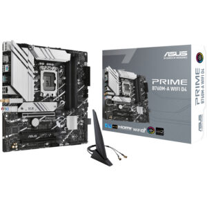 Материнская плата ASUS PRIME B760M-A WIFI D4, LGA1700, Intel B760, mATX