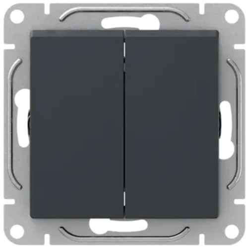 Выключатель двухклавишный для жалюзи EKF UP1-SWG-25
