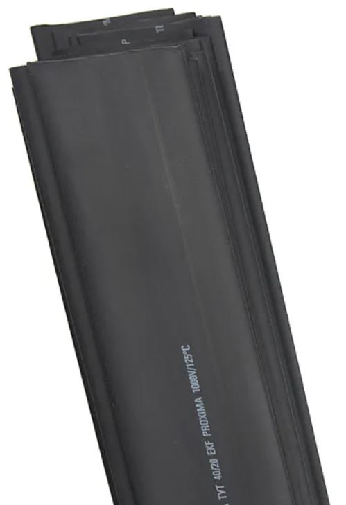 Термоусаживаемая трубка EKF tut-20-b-1m