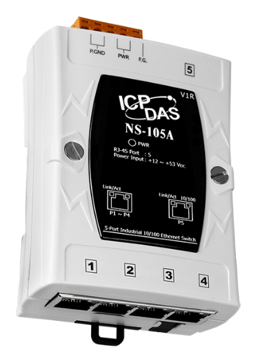 Коммутатор ICP DAS NS-105A CR
