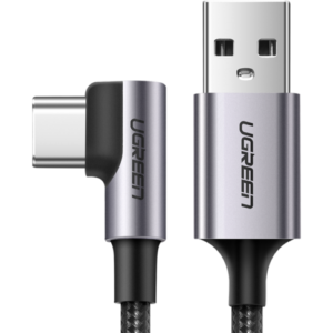 Кабель USB - USB Type-C, 3м, UGREEN US284 Black