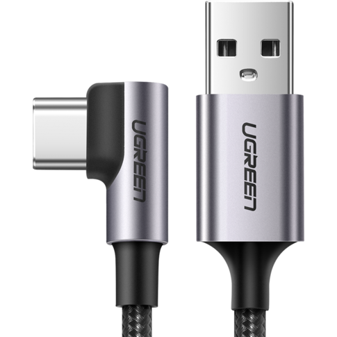 Кабель USB - USB Type-C, 3м, UGREEN US284 Black