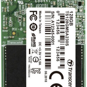 SSD накопитель 128 ГБ Transcend TS128GMSA230S, SATA III, [TS128GMSA230S]