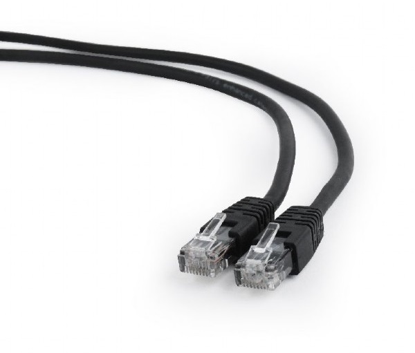 Кабель патч-корд U/UTP 6 кат. 1м Cablexpert PP6U-1M/BK