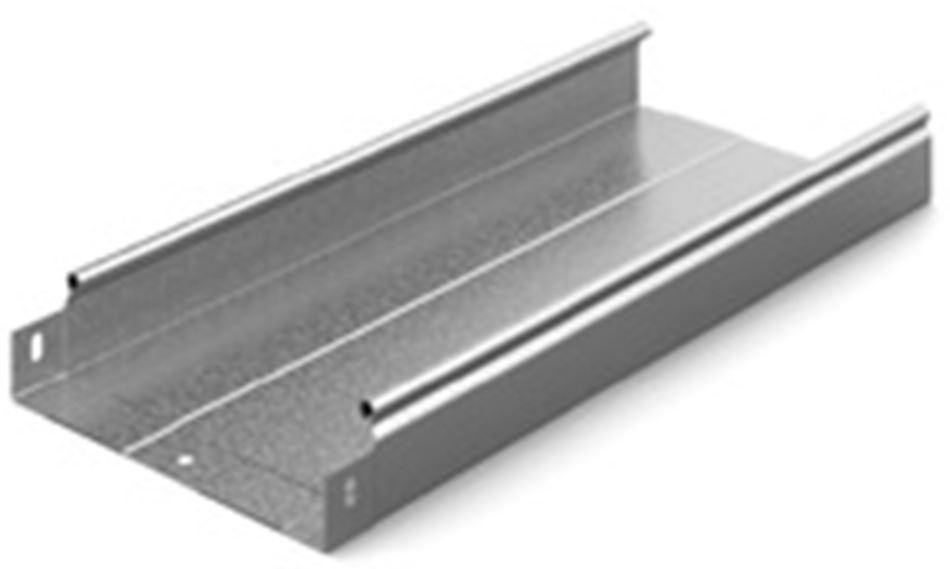 Лоток листовой неперфорированный Ostec ЛНМЗТ-200х80х3000-0,8-СЦ