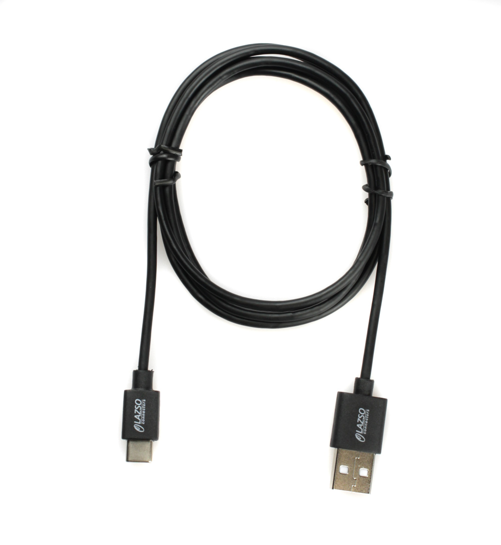 Кабель интерфейсный USB 2.0 LAZSO WU-206C(1,5m, 3А)