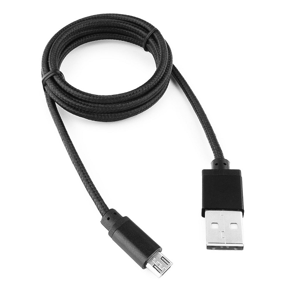 Кабель интерфейсный USB 2.0 Cablexpert CC-mUSB2bk1m