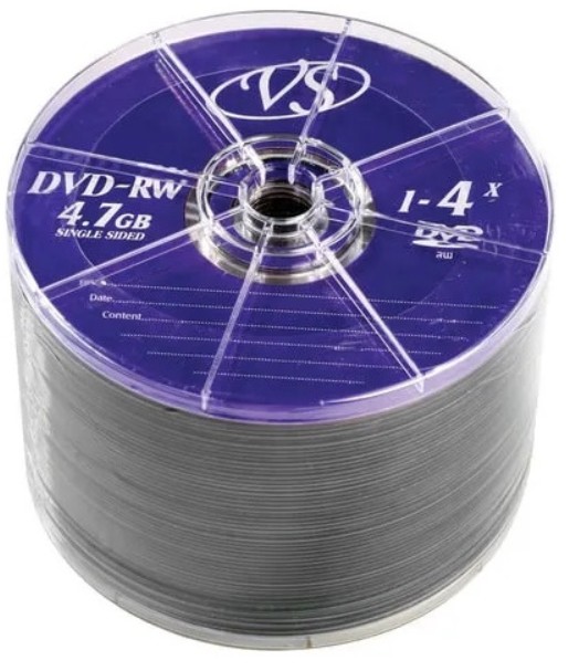 Диск DVD-RW VS VSDVDRWB5001