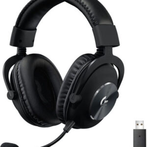 Беспроводная стереогарнитура Logitech PRO X LIGHTSPEED, Радиоканал, Охватывающие, Черный, [981-000908]