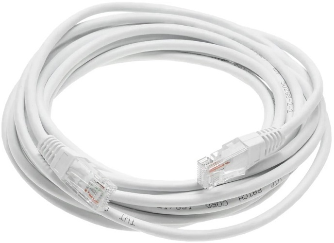 Кабель патч-корд U/UTP 5e кат. 5м TWT TWT-45-45-5.0-WH