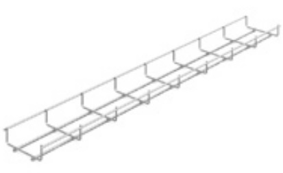 Лоток проволочный Ostec ПЛМ-100х35х3000-3,5-ГЦ