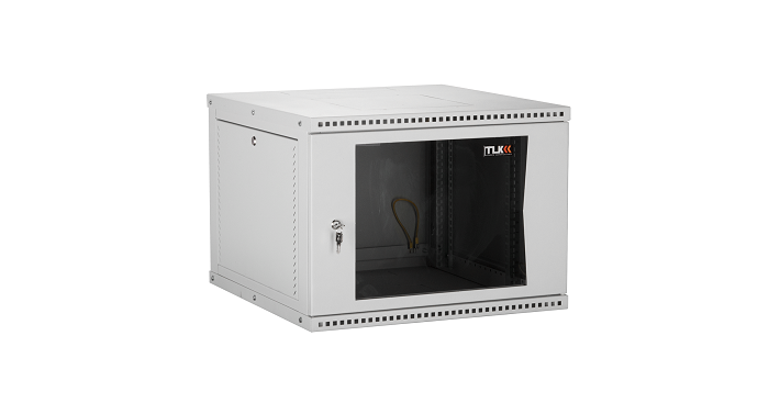 Шкаф настенный 19", 6U TLK TWI-066035-R-G-GY