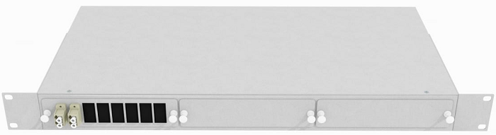 Кросс оптический стоечный TopLAN КРС-Top-1U-04LC/U-OM2-GY