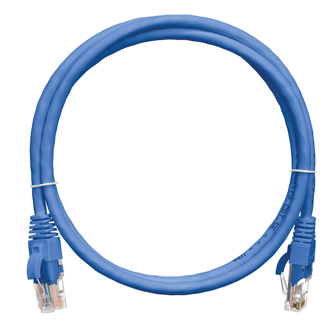 Кабель патч-корд U/UTP 5e кат. 1.5м NikoMax NMC-PC4UD55B-015-C-BL