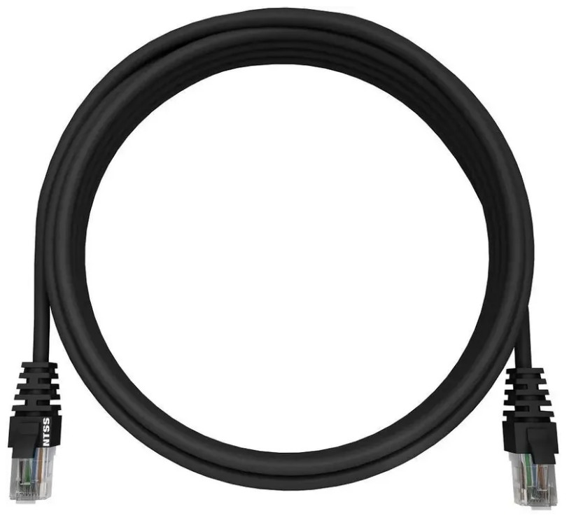 Кабель патч-корд U/UTP 5e кат. 1м NTSS NTSS-PC-UTP-RJ45-5e-1.0-LSZH-BL