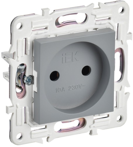 Розетка без заземления IEK SK-R10-10-K03