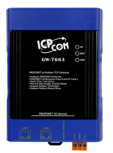 Преобразователь ICP DAS GW-7663 CR