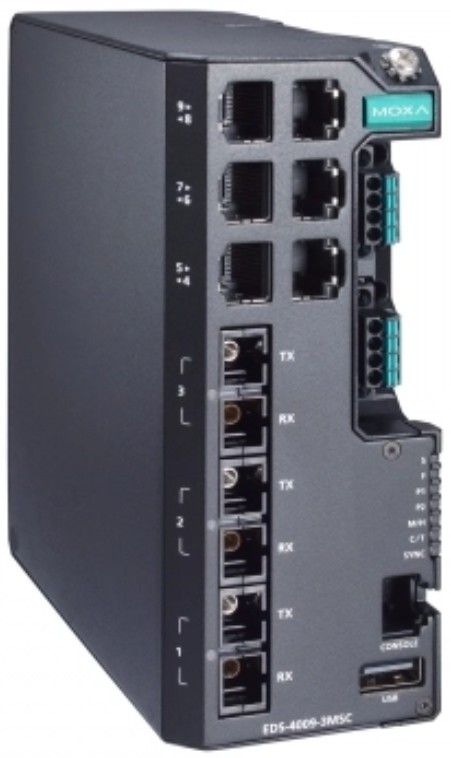 Коммутатор управляемый MOXA EDS-4009-3MSC-HV-T