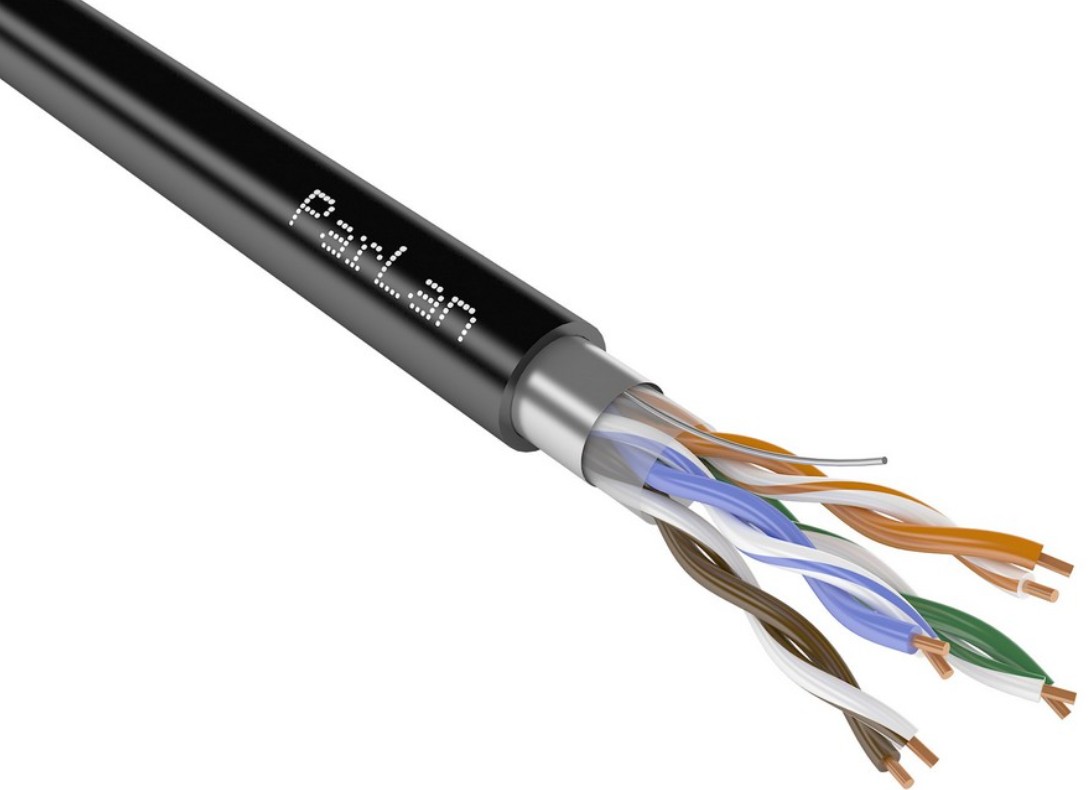 Кабель витая пара Паритет ParLan F/UTP Cat5e 4х2х0,52 PVC/PE