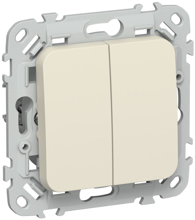 Переключатель двухклавишный IEK FI-V22-0-10-1-K86