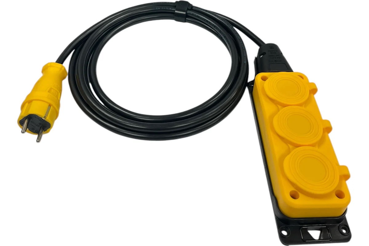 Удлинитель силовой iTOK i-CONNECT-COLOR-SU-PVS-215-3-54-50-YELLOW
