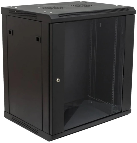 Шкаф настенный 19", 12U SNR SNR-TWC-12-SF-R-B