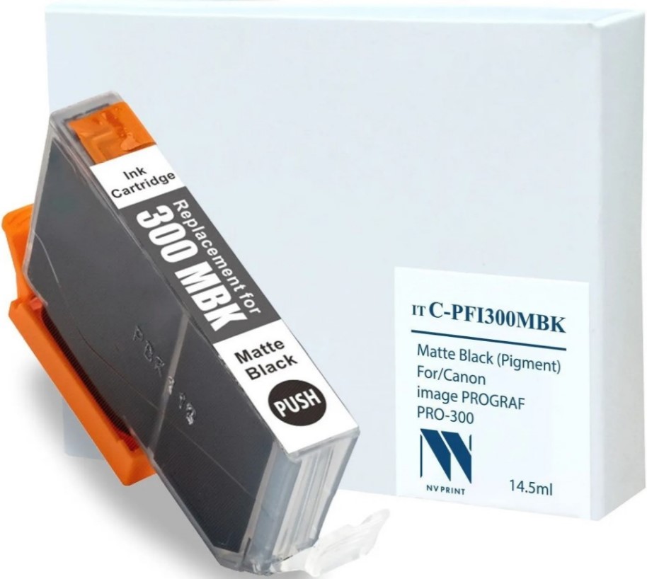 Тонер-картридж NVP NV-PFI-300MBK Черный