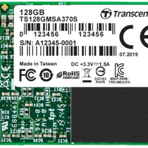 SSD накопитель 128 ГБ Transcend TS128GMSA370S, mSATA, [TS128GMSA370S]