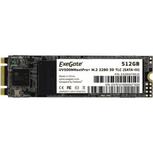 Накопитель SSD 512GB ExeGate NextPro+ M.2 (UV500TS512)