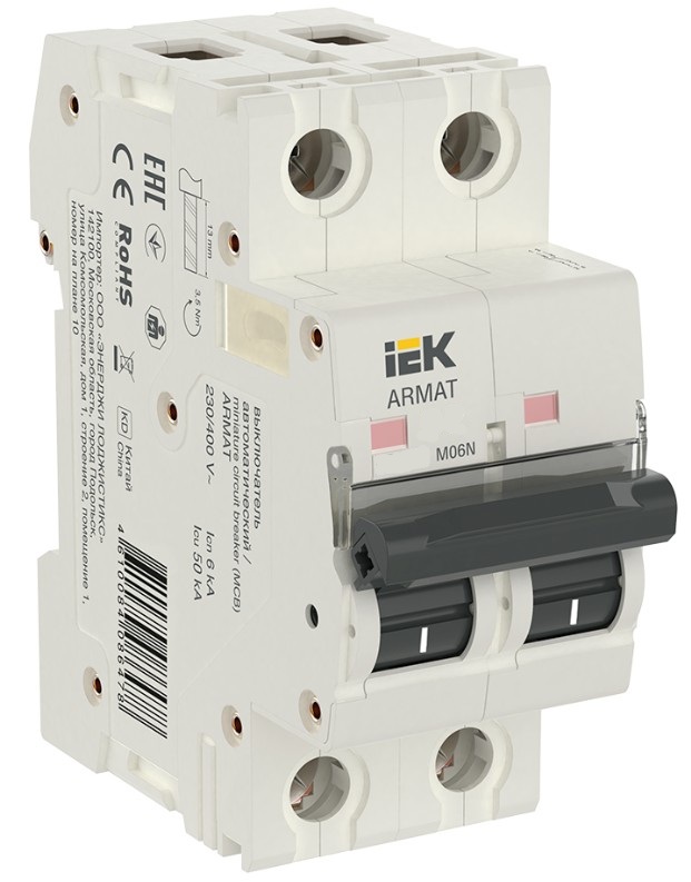 Автоматический выключатель IEK AR-M06N-2-D032