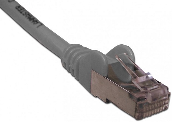 Кабель патч-корд F/UTP 6 кат. 10м Lanmaster LAN-PC45/S6-10-GY