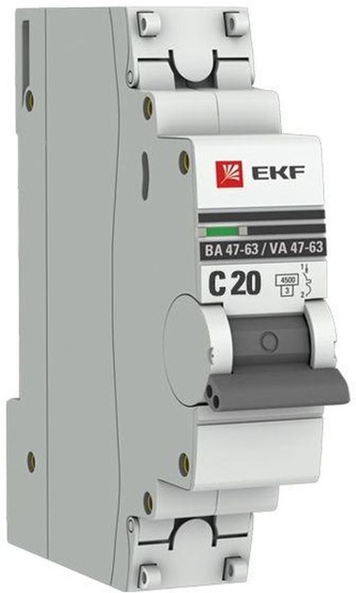 Автоматический выключатель EKF mcb4763-1-20C-pro