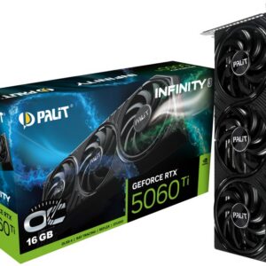 Видеокарта Palit nVidia GeForce RTX 5060 TI, 16 ГБ GDDR7, [NE7506TS19T1-GB2061S]