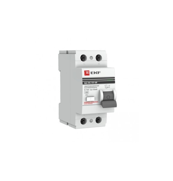Выключатель дифференциального тока (ВДТ, УЗО) EKF elcb-2-40-30-em-pro