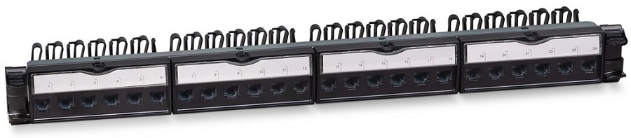 Патч-панель Cabeus PL-24-KJ-RJ45-Cat.6-180T
