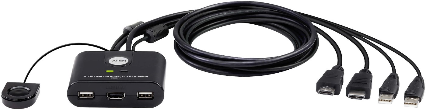 Консоль KVM Aten CS22HF-AT