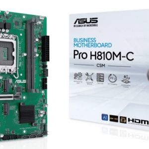 Материнская плата ASUS PRO H810M-C-CSM, LGA1851, Intel H810, mATX