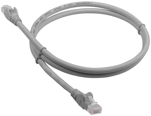 Кабель патч-корд U/UTP 6 кат. 7м Lanmaster LAN-PC45/U6-7.0-GY