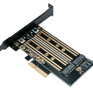 Адаптер Gembird MF-PCIE-NVME-SATA