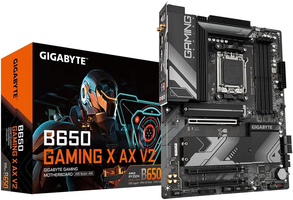 Материнская плата GIGABYTE B650 GAMING X AX V2, AM5, AMD B650, ATX